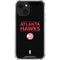 NBA Atlanta Hawks Standard - Black iPhone 15 Plus Clear Case