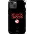 NBA Atlanta Hawks Standard - Black iPhone 14 Impact Case