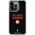 NBA Atlanta Hawks Standard - Black iPhone 15 Pro Clear Case