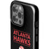 NBA Atlanta Hawks Standard - Black iPhone 15 Pro Impact Case