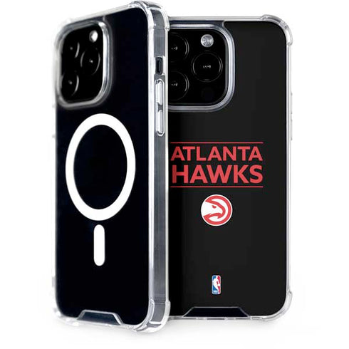NBA Atlanta Hawks Standard - Black iPhone 15 Pro MagSafe Case