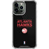NBA Atlanta Hawks Standard - Black iPhone 15 Pro Max Clear Case