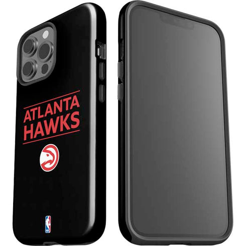 NBA Atlanta Hawks Standard - Black iPhone 15 Pro Max Impact Case