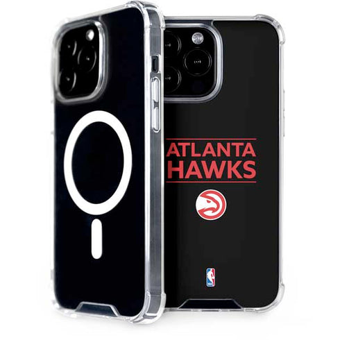 NBA Atlanta Hawks Standard - Black iPhone 15 Pro Max MagSafe Case