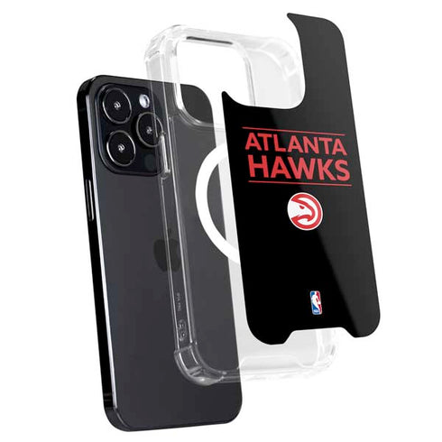 NBA Atlanta Hawks Standard - Black iPhone 15 Pro Max MagSafe Case