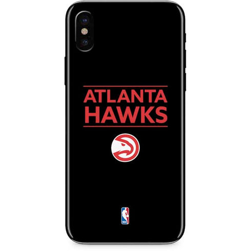 NBA Atlanta Hawks Standard - Black iPhone X Skin