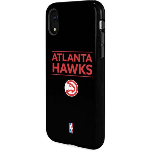 NBA Atlanta Hawks Standard - Black iPhone XR Pro Case