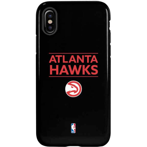 NBA Atlanta Hawks Standard - Black iPhone XS Pro Case