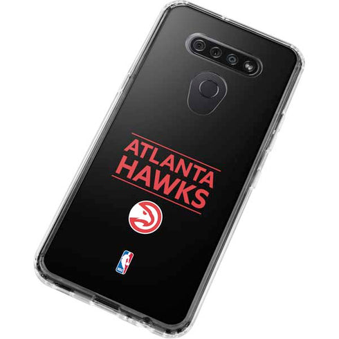 NBA Atlanta Hawks Standard - Black LG K51/Q51 Clear Case