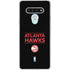 NBA Atlanta Hawks Standard - Black LG Stylo 6 Clear Case