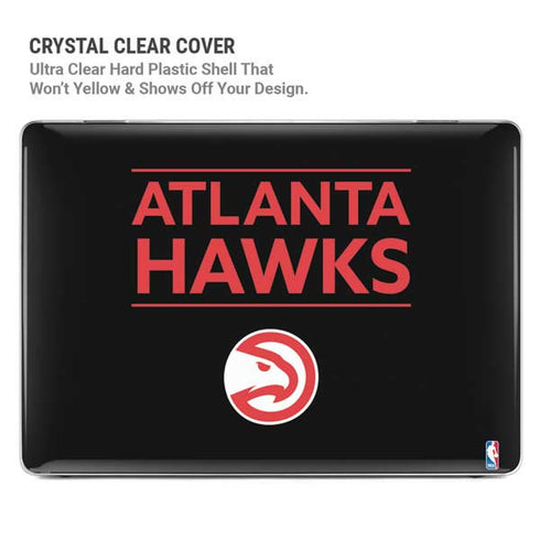 NBA Atlanta Hawks Standard - Black MacBook Pro 16in (2021-25) Case plus Skin