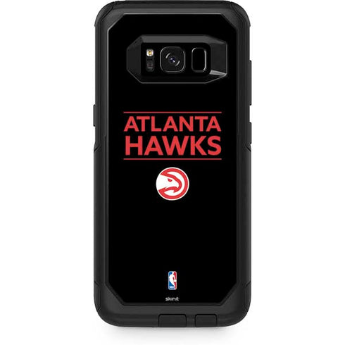 NBA Atlanta Hawks Standard - Black Otterbox Commuter Galaxy Skin