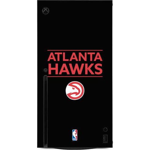 NBA Atlanta Hawks Standard - Black Xbox Series X Console Skin
