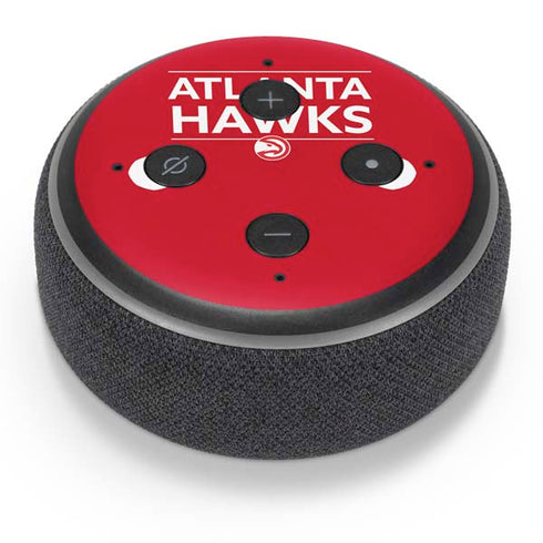 NBA Atlanta Hawks Standard - Red Amazon Echo Dot Skin