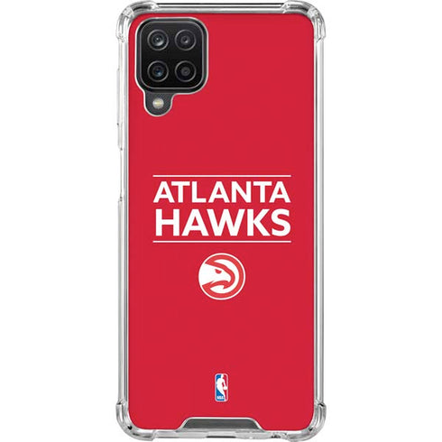 NBA Atlanta Hawks Standard - Red Galaxy A12 Clear Case