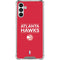 NBA Atlanta Hawks Standard - Red Galaxy A13 5G Clear Case