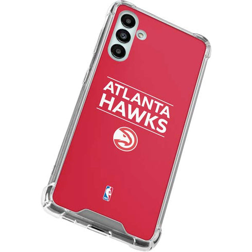 NBA Atlanta Hawks Standard - Red Galaxy A13 5G Clear Case