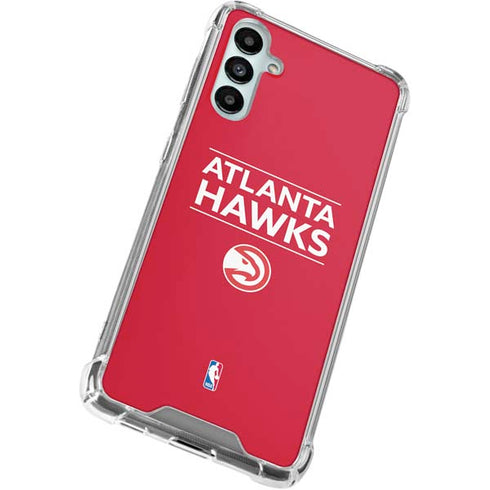 NBA Atlanta Hawks Standard - Red Galaxy A15 5G Clear Case