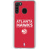 NBA Atlanta Hawks Standard - Red Galaxy A21 Clear Case