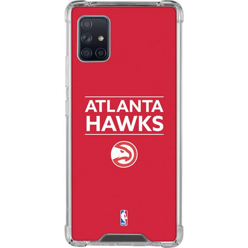 NBA Atlanta Hawks Standard - Red Galaxy A51 5G Clear Case