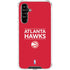 NBA Atlanta Hawks Standard - Red Galaxy A54 5G Clear Case