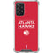 NBA Atlanta Hawks Standard - Red Galaxy A72 5G Clear Case