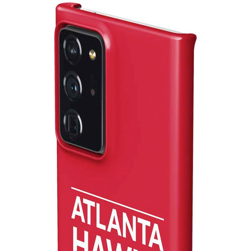 NBA Atlanta Hawks Standard - Red Galaxy Note20 Ultra 5G Lite Case