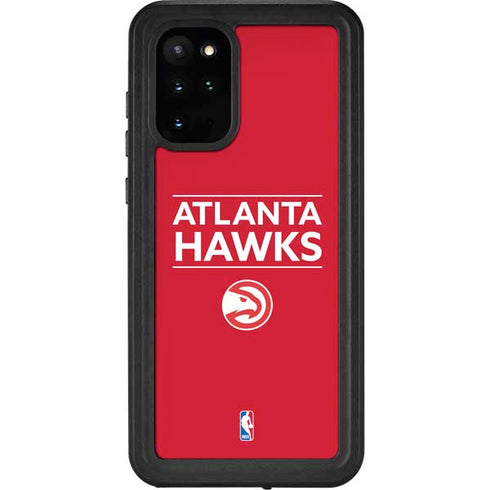 NBA Atlanta Hawks Standard - Red Galaxy S20 Plus Waterproof Case