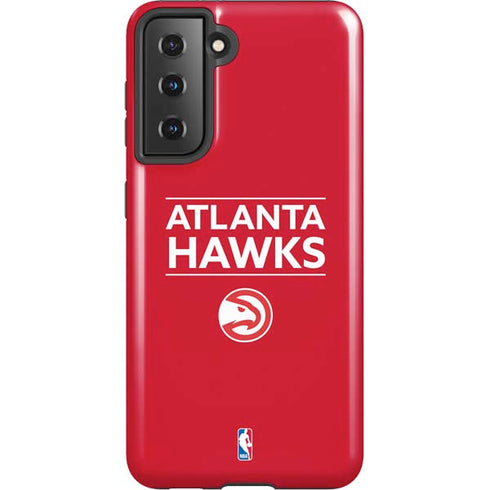 NBA Atlanta Hawks Standard - Red Galaxy S21 5G Pro Case