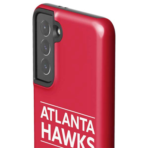 NBA Atlanta Hawks Standard - Red Galaxy S21 5G Pro Case
