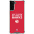 NBA Atlanta Hawks Standard - Red Galaxy S21 FE Clear Case
