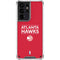 NBA Atlanta Hawks Standard - Red Galaxy S21 Ultra 5G Clear Case