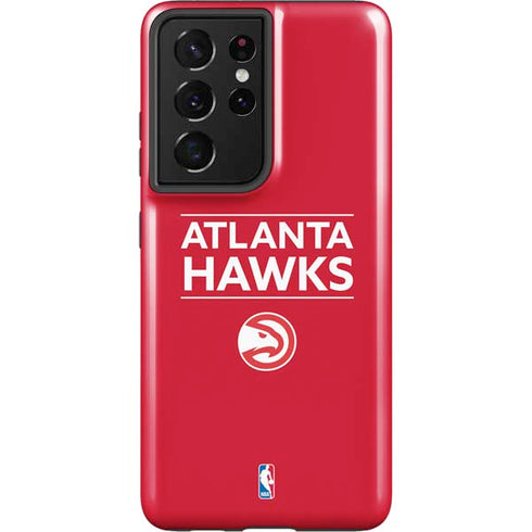 NBA Atlanta Hawks Standard - Red Galaxy S21 Ultra 5G Pro Case