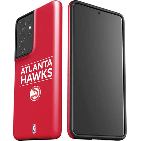 NBA Atlanta Hawks Standard - Red Galaxy S21 Ultra 5G Pro Case