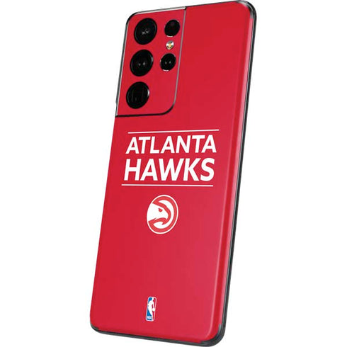 NBA Atlanta Hawks Standard - Red Galaxy S21 Ultra 5G Skin