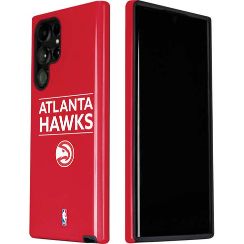NBA Atlanta Hawks Standard - Red Galaxy S22 Ultra Pro Case