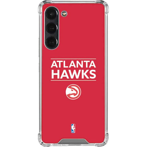 NBA Atlanta Hawks Standard - Red Galaxy S23 Plus Clear Case