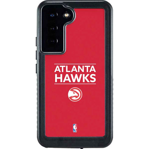 NBA Atlanta Hawks Standard - Red Galaxy S23 Plus Waterproof Case