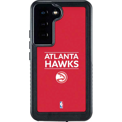 NBA Atlanta Hawks Standard - Red Galaxy S23 Waterproof Case