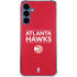 NBA Atlanta Hawks Standard - Red Galaxy S24 Clear Case