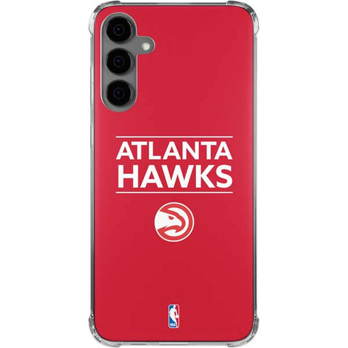 NBA Atlanta Hawks Standard - Red Galaxy S24 Plus Clear Case