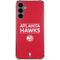 NBA Atlanta Hawks Standard - Red Galaxy S24 Plus Clear Case