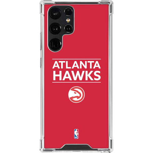 NBA Atlanta Hawks Standard - Red Galaxy S24 Ultra Clear Case