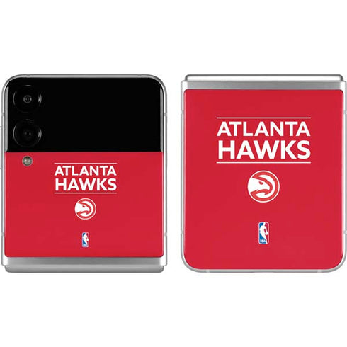 NBA Atlanta Hawks Standard - Red Galaxy Z Flip4 5G Skin
