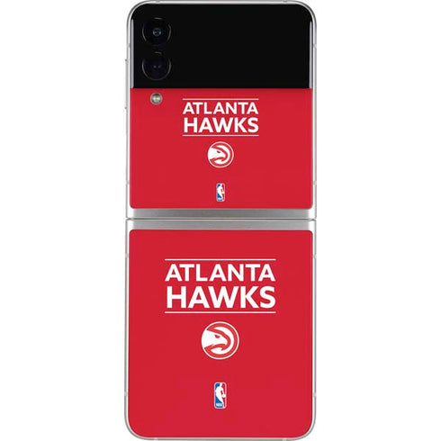 NBA Atlanta Hawks Standard - Red Galaxy Z Flip4 5G Skin
