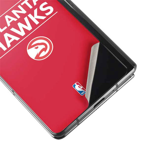 NBA Atlanta Hawks Standard - Red Galaxy Z Fold2 5G Skin