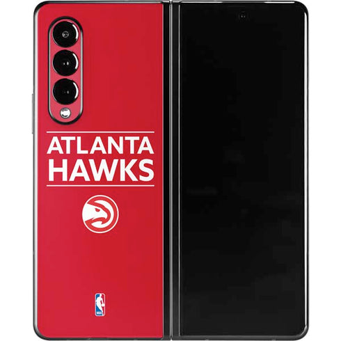 NBA Atlanta Hawks Standard - Red Galaxy Z Fold3 5G Skin