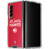 NBA Atlanta Hawks Standard - Red Galaxy Z Fold4 5G Clear Case