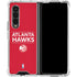 NBA Atlanta Hawks Standard - Red Galaxy Z Fold4 5G Clear Case