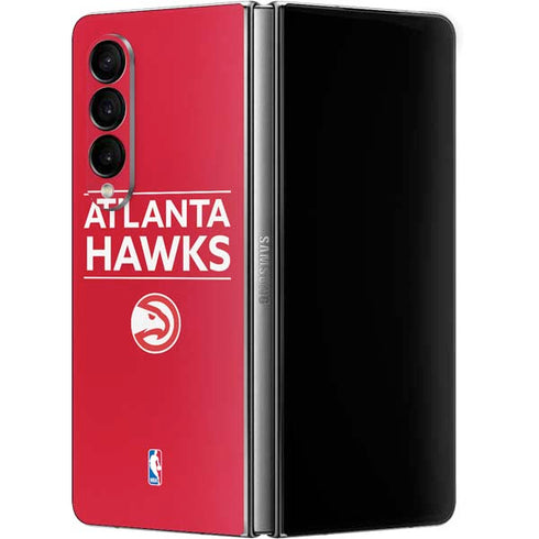 NBA Atlanta Hawks Standard - Red Galaxy Z Fold4 5G Skin